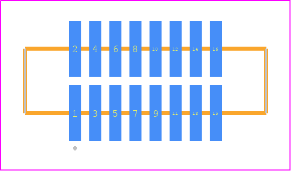 FTM-108-02-F-DV-S - SAMTEC PCB footprint - Other - Other - FTM-108-XX-Y-DV-S