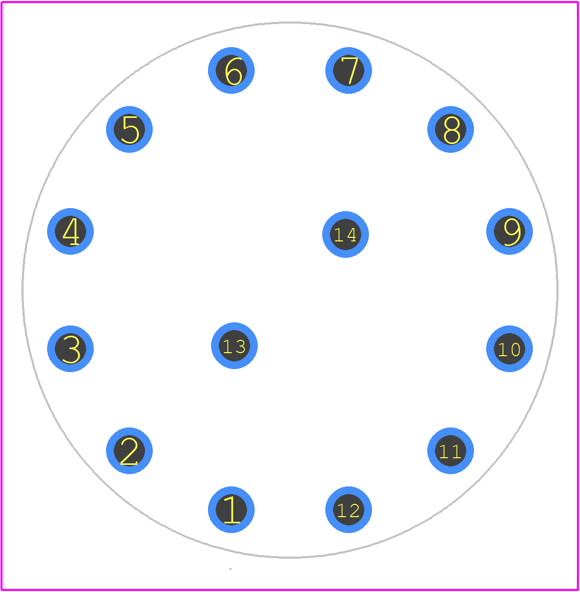 CK-1050 - Lorlin PCB footprint - Other - Other - CK-1050