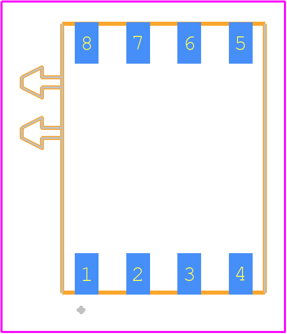 HSCMRRN005PDSA5 - Honeywell PCB footprint - Other - Other - HSCMRRN005PDSA5-4