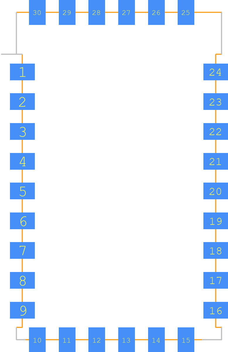 901.358 - In-Circuit PCB footprint - Other - Other - Radino32