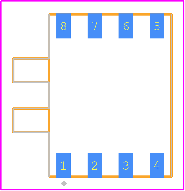 HSCMRRN002ND2A3 - Honeywell PCB footprint - Other - Other - HSC SMT RR