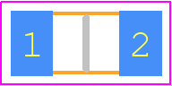 0ZCJ0012FF2E - Bel PCB footprint - Fuses Chip - Fuses Chip - 0ZCJ0005FF2E