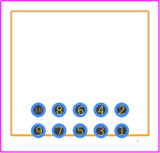 DF51K-10DP-2DS(805) - Hirose PCB footprint - Other - Other - DF51K-10DP-2DS(805)-3
