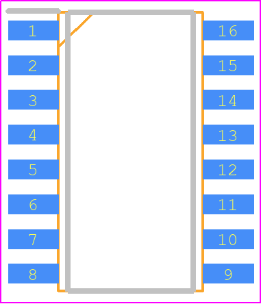 MC14538BFG - onsemi PCB footprint - Small Outline Packages - Small Outline Packages - SOEIAJ-16 CASE 966 ISSUE A