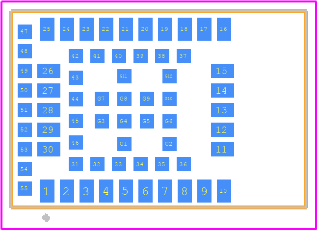NINA-B302-00B-00 - u-blox PCB footprint - Other - Other - NINA-B302-00B-00-5