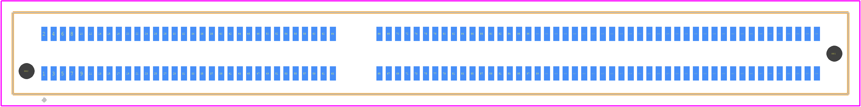 HSEC8-180-01-S-DV-A - SAMTEC PCB footprint - Other - Other - HSEC8-180-01-S-DV-A-2