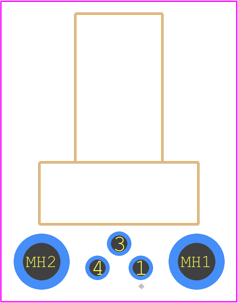 M8AS-03PMMR-SF8001 - Amphenol PCB footprint - Other - Other - M8AS-03PMMR-SF8001-3