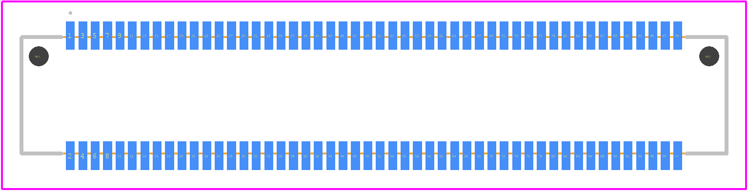 BTS-050-01-F-D-A - SAMTEC PCB footprint - Other - Other - BTS-050-01-F-D-A-2