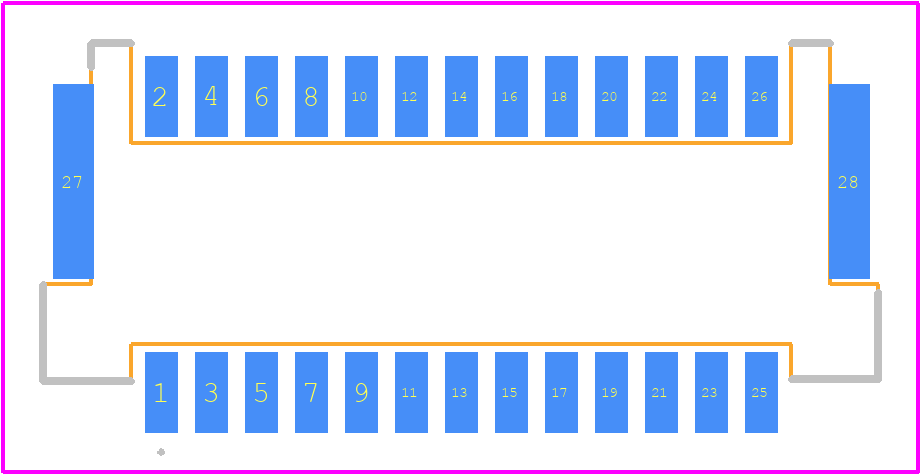 505448-2671 - Molex PCB footprint - Other - Other - 505448-2671-1