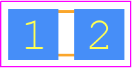 LVT12R0020HER - Ohmite PCB footprint - Resistor Chip - Resistor Chip - 1206 (3216 Metric)