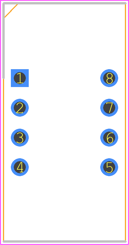 08-4513-10 - ARIES PCB footprint - Dual-In-Line Sockets - Dual-In-Line Sockets - 08-4513-10