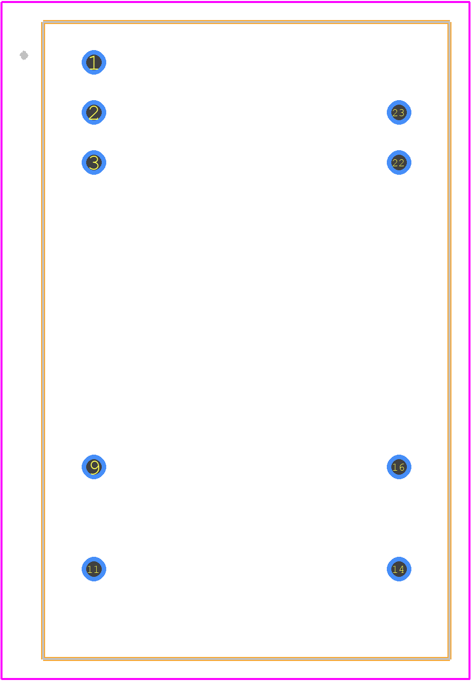 EC6AW-24S33 - Cincon PCB footprint - Other - Other - EC6AW-24S33-4