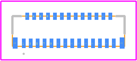 FH36W-27S-0.3SHW(99) - Hirose PCB footprint - Other - Other - FH36W-27S-0.3SHW(99)-1