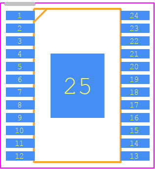 LTC3862HFE-2#TRPBF - Analog Devices PCB footprint - Small Outline Packages - Small Outline Packages - FE Package 24-Lead Plastic TSSOP (4.4mm) (Reference LTC DWG # 05-08-1771 Rev B)