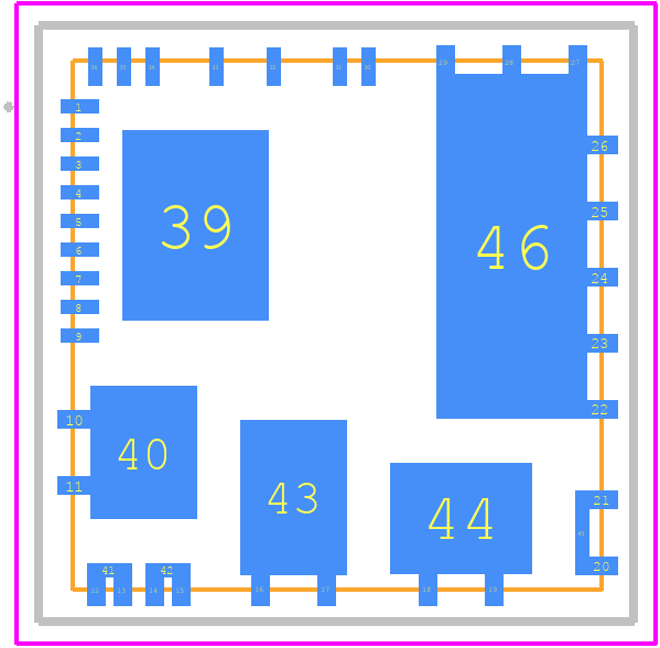 IRSM836-024MATR - Infineon PCB footprint - Other - Other - QFN 12x12 (QFN 12X12 36L)