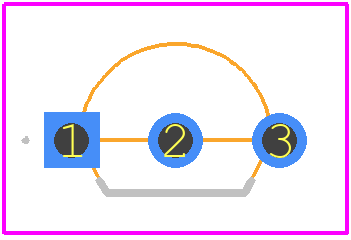 2N3906RLRAG - onsemi PCB footprint - Other - Other - TO−92 (TO−226)_2023
