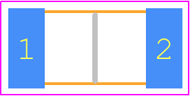 LRC-LR2010-01-R100-F - TT Electronics PCB footprint - Resistor Chip - Resistor Chip - 2010+