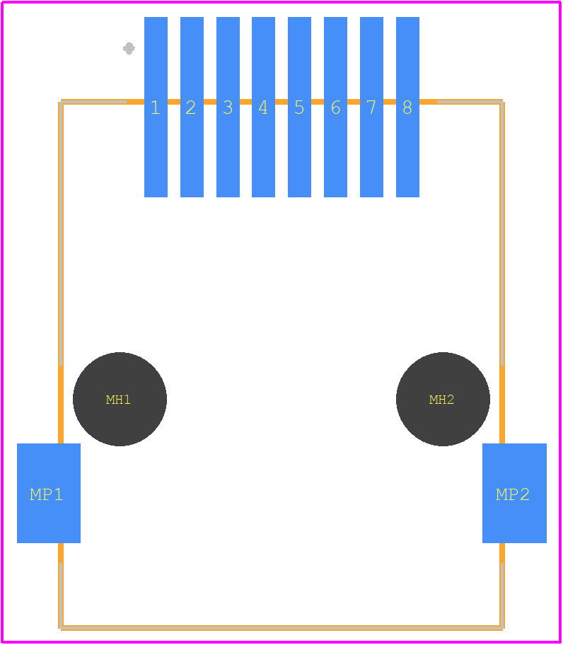 1-1775365-4 - TE Connectivity PCB footprint - Other - Other - 1-1775365-4-2