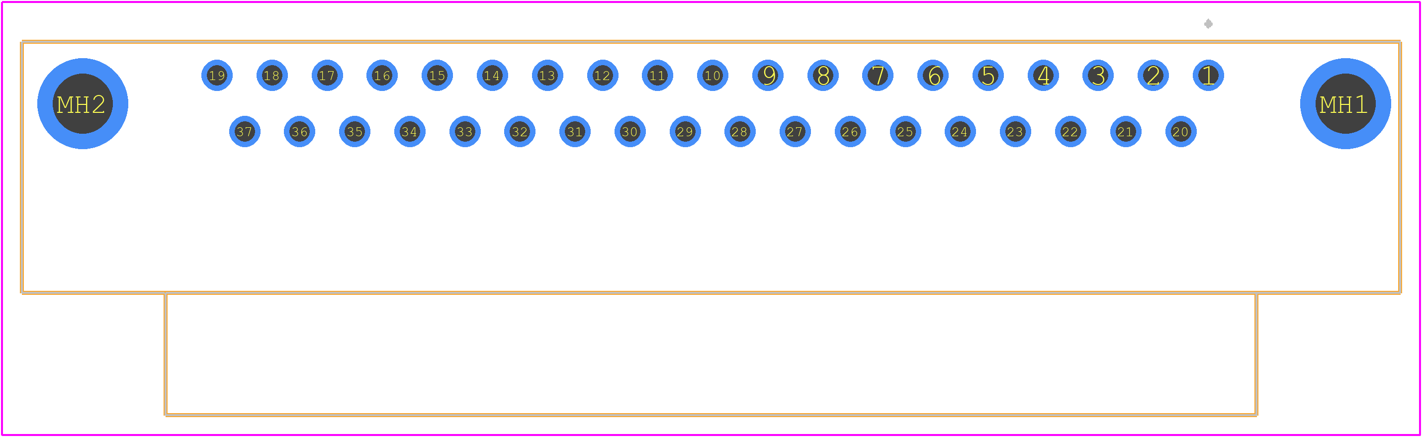 745784-4 - TE Connectivity PCB footprint - Other - Other - 745784-4-3