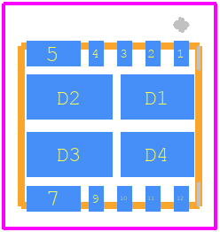 DMHT3006LFJ-13 - Diodes Incorporated PCB footprint - Other - Other - DMHT3006LFJ-13-2