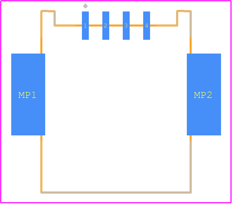 34912-9040 - Molex PCB footprint - Other - Other - 34912-9040-2