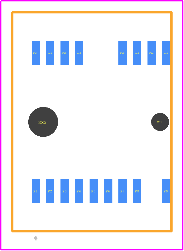 21033814822 - HARTING PCB footprint - Other - Other - 21033814822-2