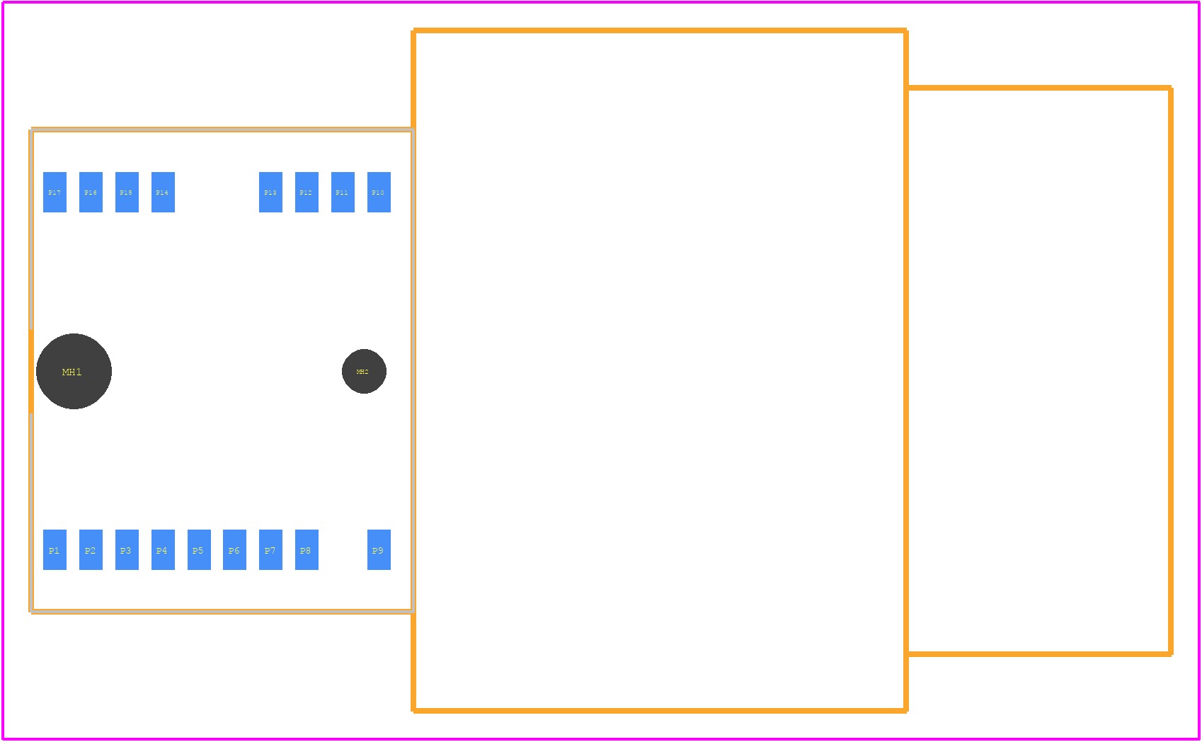 21033814827 - HARTING PCB footprint - Other - Other - 21033814827-1