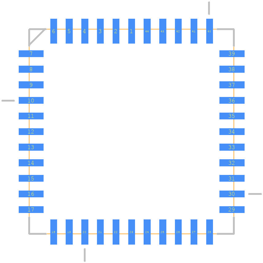 MC68HC705C9ACFNE - NXP PCB footprint - Other - Other - PLCC127P1752X1752X457-44N-ren2