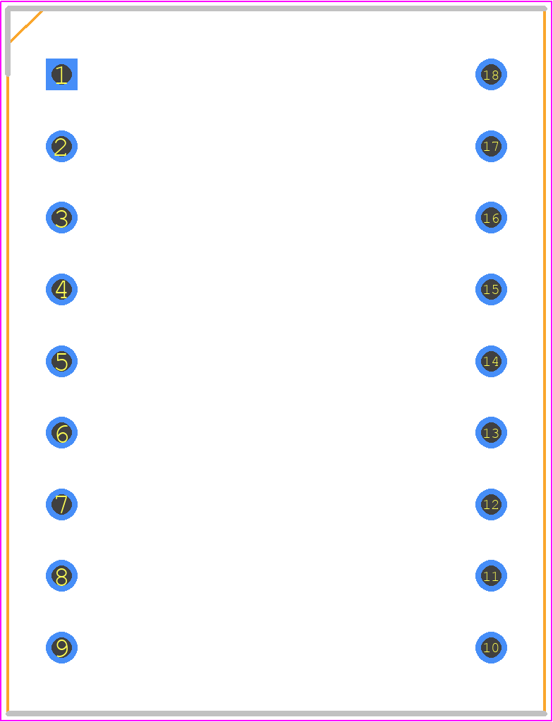 OSL20561-LX - TruOpto PCB footprint - Dual-In-Line Sockets - Dual-In-Line Sockets - OSL20561-LX