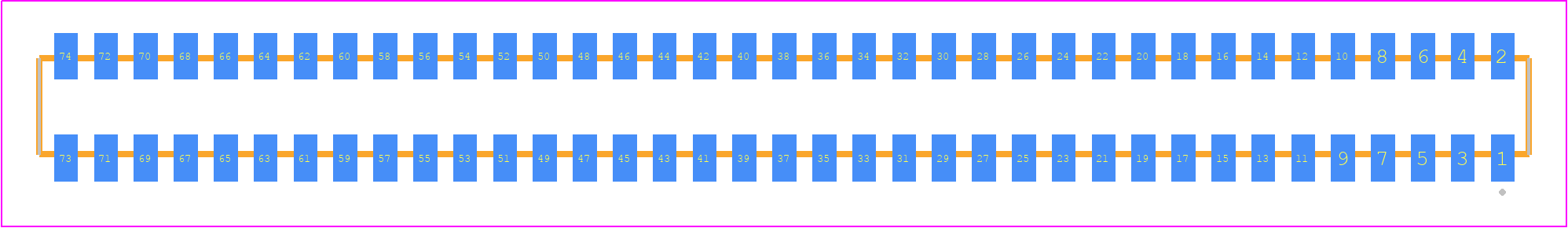 CLP-137-02-L-D - SAMTEC PCB footprint - Other - Other - CLP-137-02-XXX-D