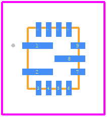 MP2491CGQB-P - Monolithic Power Systems (MPS) PCB footprint - Other - Other - MP2491CGQB-P-1