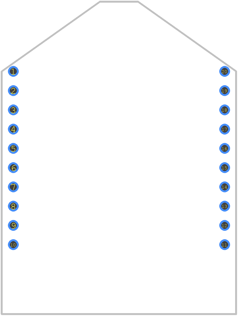 XBP9B-DMST-002 - Digi International PCB footprint - Other - Other - XBee-PRO 900HP