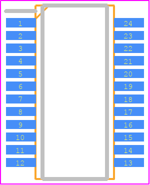 AS1115-BSST - ams OSRAM PCB footprint - Small Outline Packages - Small Outline Packages - QSOP-24
