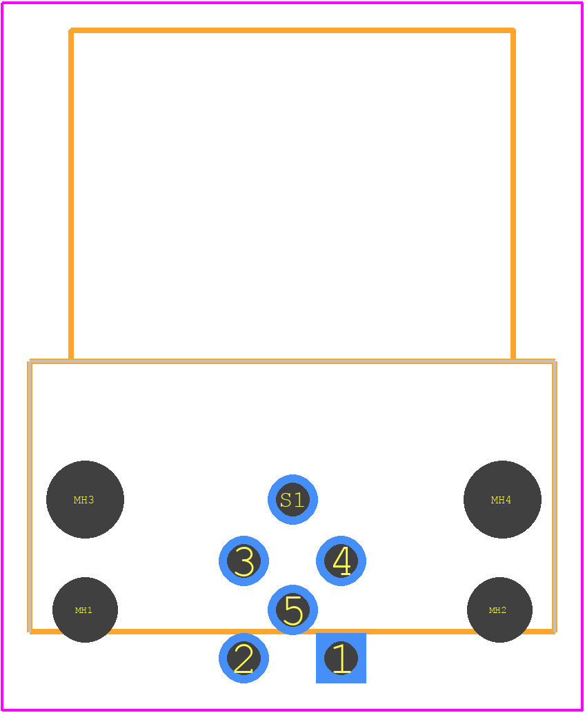 43-01196 - CONEC PCB footprint - Other - Other - 43-01196