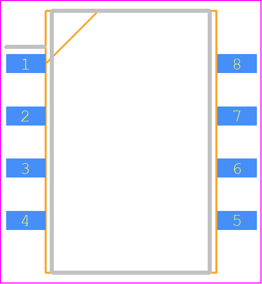 ISE0305A - XP POWER PCB footprint - Small Outline Packages - Small Outline Packages - ISE0305A