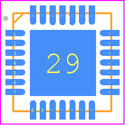 CP2102-GMR - Silicon Labs PCB footprint - Quad Flat No-Lead - Quad Flat No-Lead - QFN-28_1
