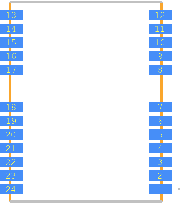 NEO-M8Q-0-10 - u-blox PCB footprint - Other - Other - NEO-M8U