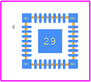 PIC32MM0064GPL028-I/M6 - Microchip PCB footprint - Other - Other - PIC32MM0064GPL028-I/M6-1