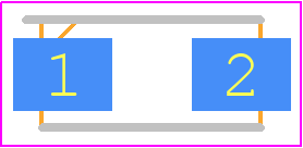 SS14 - Guangdong Hottech PCB footprint - Diodes Moulded - Diodes Moulded - SS14