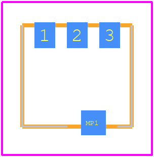 292331-3 - TE Connectivity PCB footprint - Other - Other - 292331-3-2