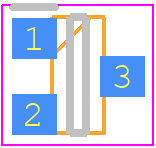SM712 - DOWO PCB footprint - SOT23 (3-Pin) - SOT23 (3-Pin) - sot-23