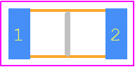 nSMD025-30V - TECHFUSE PCB footprint - Fuses Chip - Fuses Chip - nSMD025-30V