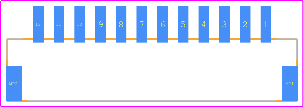 1-1734827-2 - TE Connectivity PCB footprint - Other - Other - 1-1734827-2-2