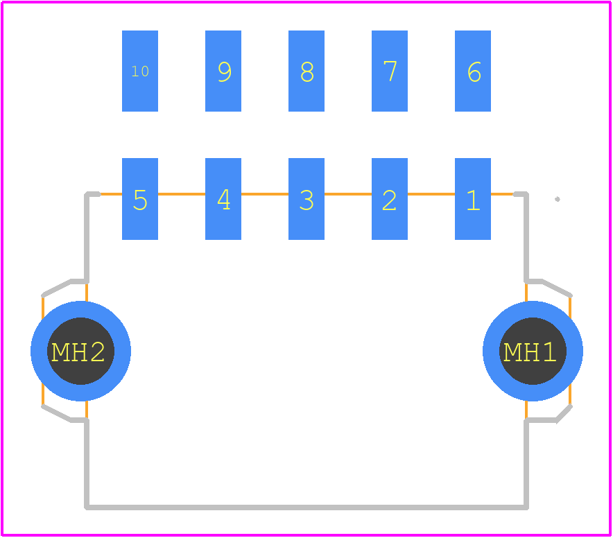 4-794625-0 - TE Connectivity PCB footprint - Other - Other - 4-794625-0-2