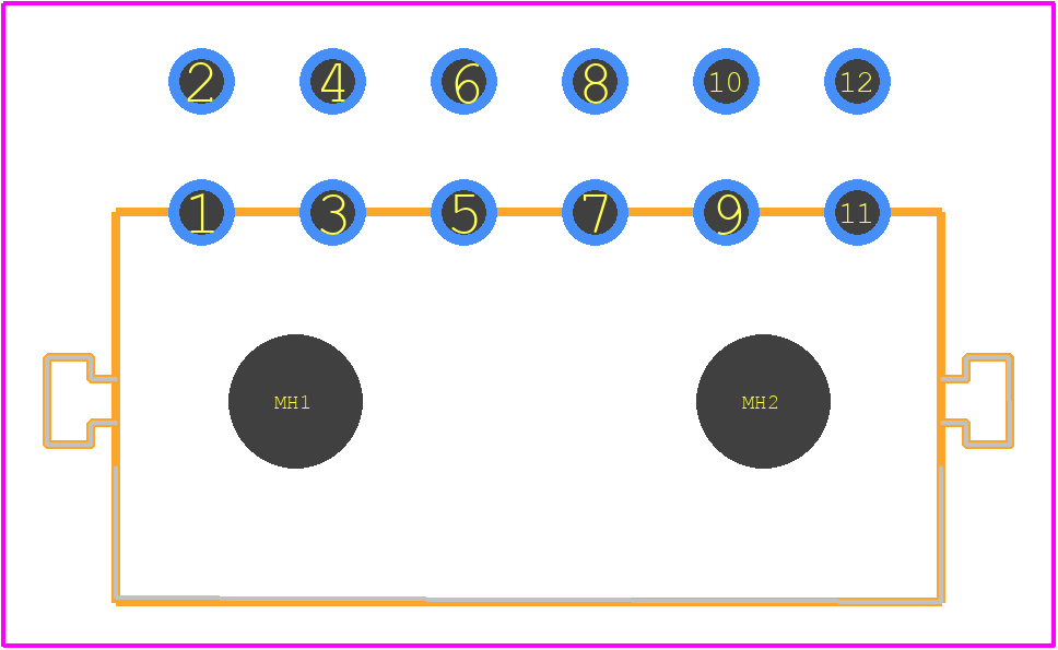 1-794618-2 - TE Connectivity PCB footprint - Other - Other - 1-794618-2-1