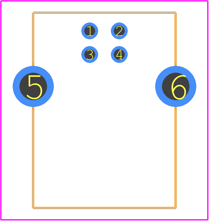 USB-B-S-RA - Multicomp Pro PCB footprint - Other - Other - USB-B-S-RA
