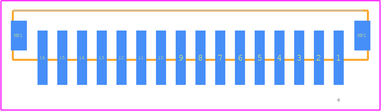 B16B-PH-SM4-TBT(LF)(SN) - JST (JAPAN SOLDERLESS TERMINALS) PCB footprint - Other - Other - B16B-PH-SM4-TBT(LF)(SN)-1