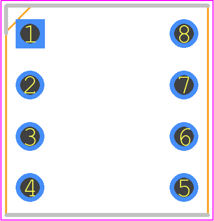 1-2199298-2 - TE Connectivity PCB footprint - Dual-In-Line Sockets - Dual-In-Line Sockets - 1-2199298-2-1