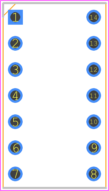1-2199298-3 - TE Connectivity PCB footprint - Dual-In-Line Sockets - Dual-In-Line Sockets - 1-2199298-3
