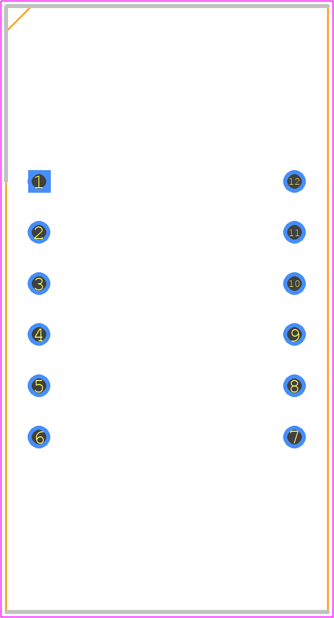 SLR0403BH2C1BD-7.0 - SUNLIGHT PCB footprint - Dual-In-Line Sockets - Dual-In-Line Sockets - SLR0403BH2C1BD-7.0